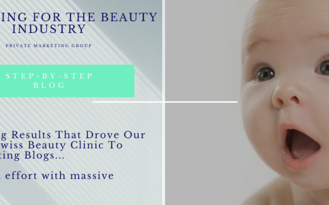 5 shocking results that drove our client, a Swiss beauty clinique, to start writing blogs